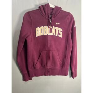Nike Texas State Bobcats Full-Zip Hoodie Mens Sz S Maroon College Football